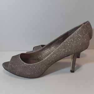 Aldo Sparkle Peep Toe Heels